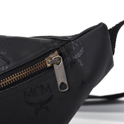 MCM Canvas Belt Bag Black 12 of 13