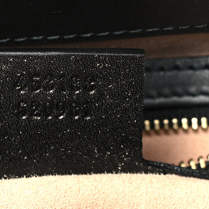 Gucci Guccissima Signature Small Padlock Top Handle Bag Black 7 of 9