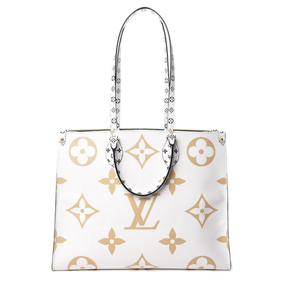 Louis Vuitton Monogram Giant Onthego GM Kaki Beige 4 of 13