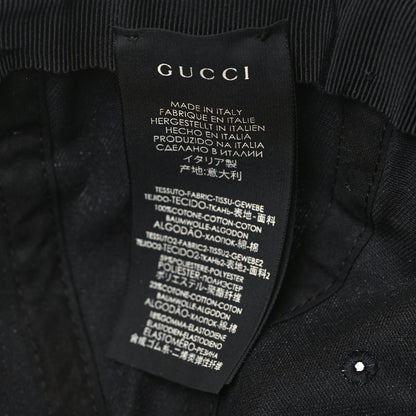 Gucci Gabardine Gucci Headband Baseball Hat 57 Black 8 of 8