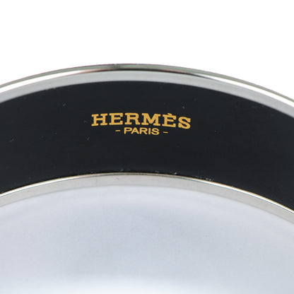 Hermes Enamel Printed Wide Coaching Bracelet 62 3 of 5