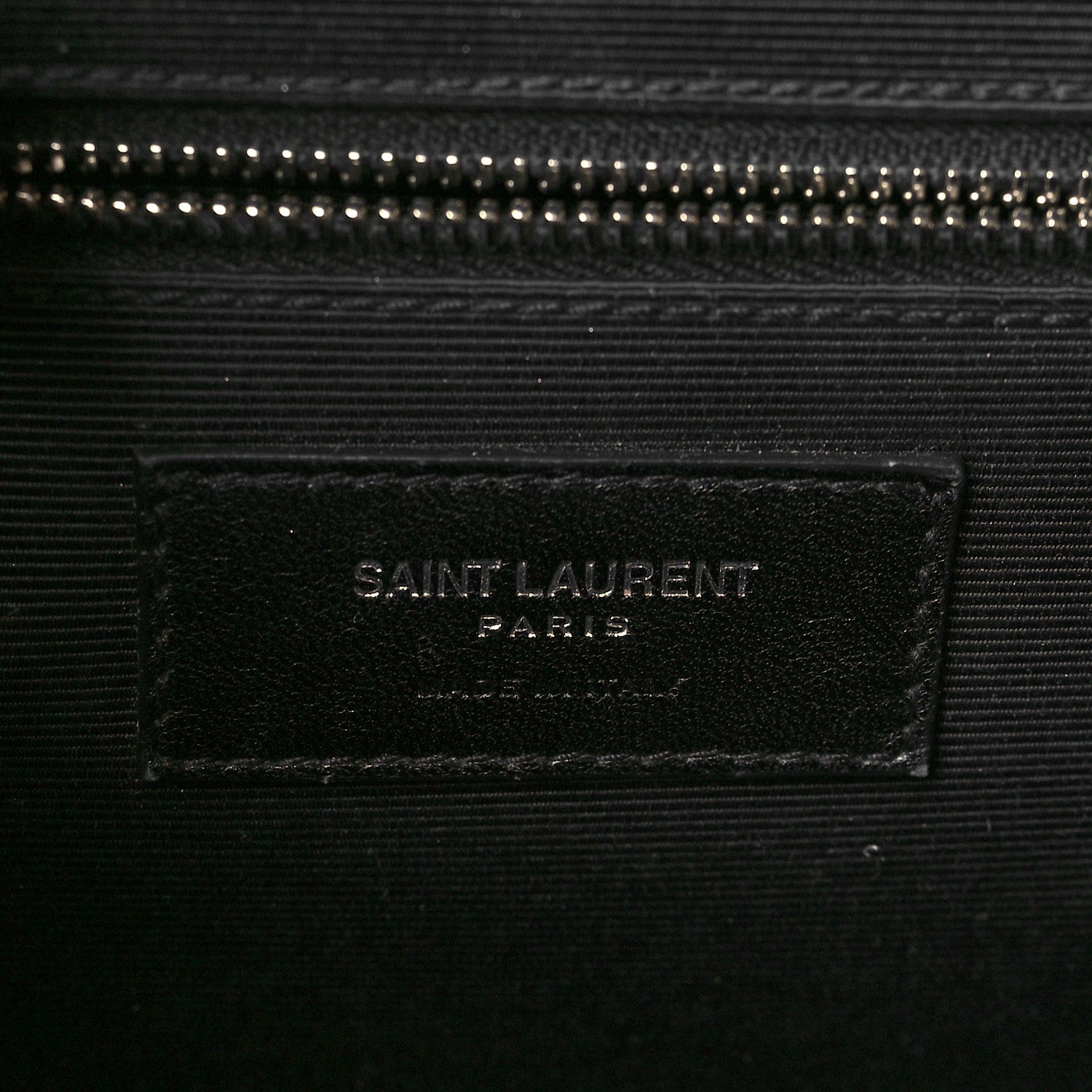 Saint Laurent Grain De Poudre Textured Mixed Matelasse Large Triquilt Monogram Satchel Earth 5 of 8