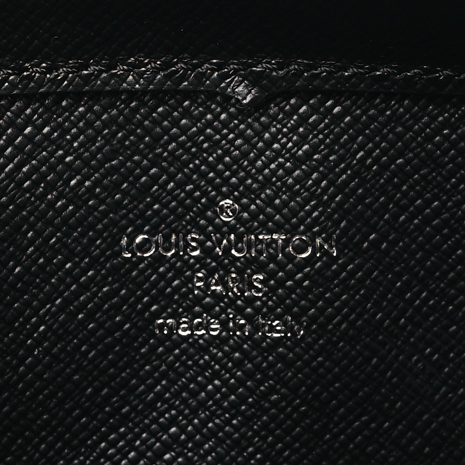 Louis Vuitton Taiga Baikal Pochette Black 6 of 7