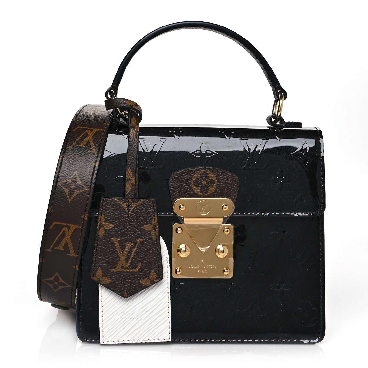 Louis Vuitton Vernis Epi Monogram Spring Street Black 1 of 11