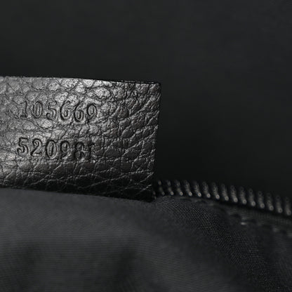 Gucci Nylon Monogram Travel Hobo Black 6 of 15