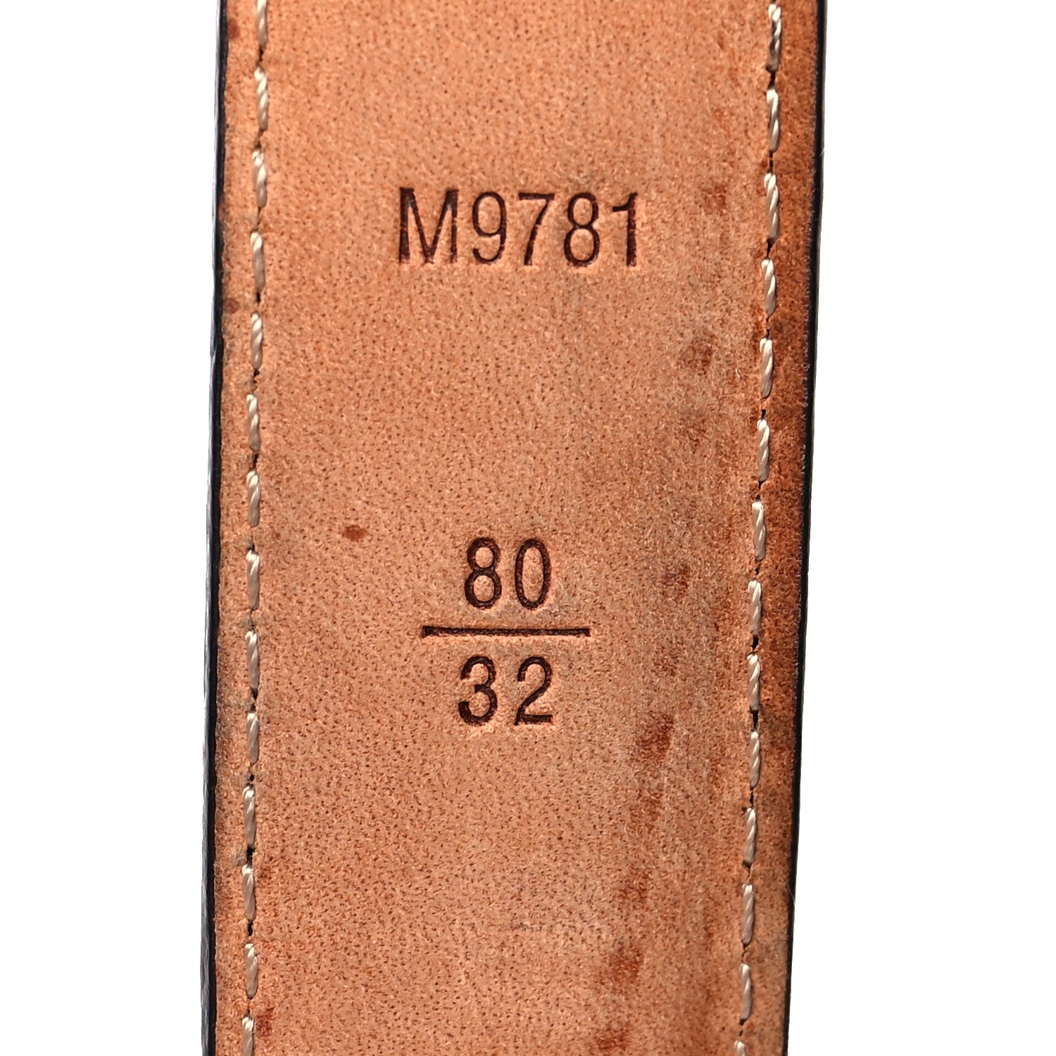 Louis Vuitton Mini Monogram 25mm LV Initiales Belt 80 32 3 of 7