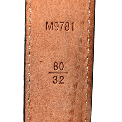 Louis Vuitton Mini Monogram 25mm LV Initiales Belt 80 32 3 of 7