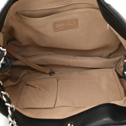 Chanel Caviar Quilted Expandable Zip Shoulder Bag Black 5 of 10