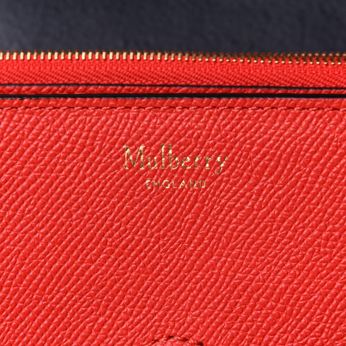 Small Classic Grain Calfskin Belted Bayswater Satchel Lipstick Red