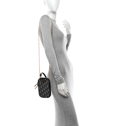 Christian Dior Oblique 30 Montaigne Phone Holder Blue 2 of 11