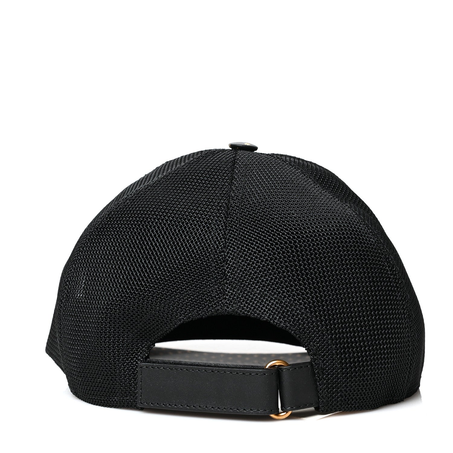 Gucci X SEGA Calfskin GUCCY Stars Baseball Hat XL Black Gold 6 of 9