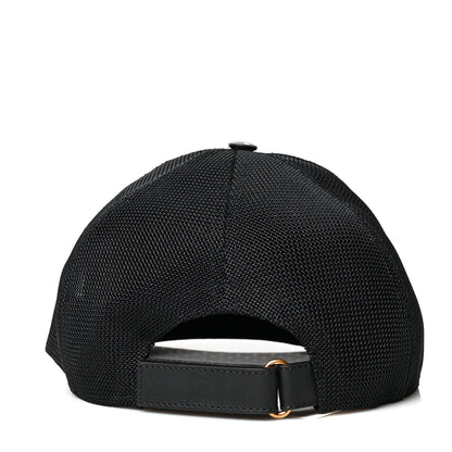 Gucci X SEGA Calfskin GUCCY Stars Baseball Hat XL Black Gold 6 of 9
