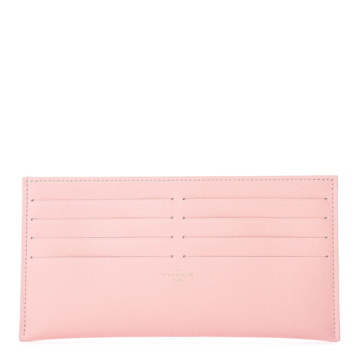 Louis Vuitton Calfskin Felicie Card Holder Insert Rose Ballerine 1 of 6