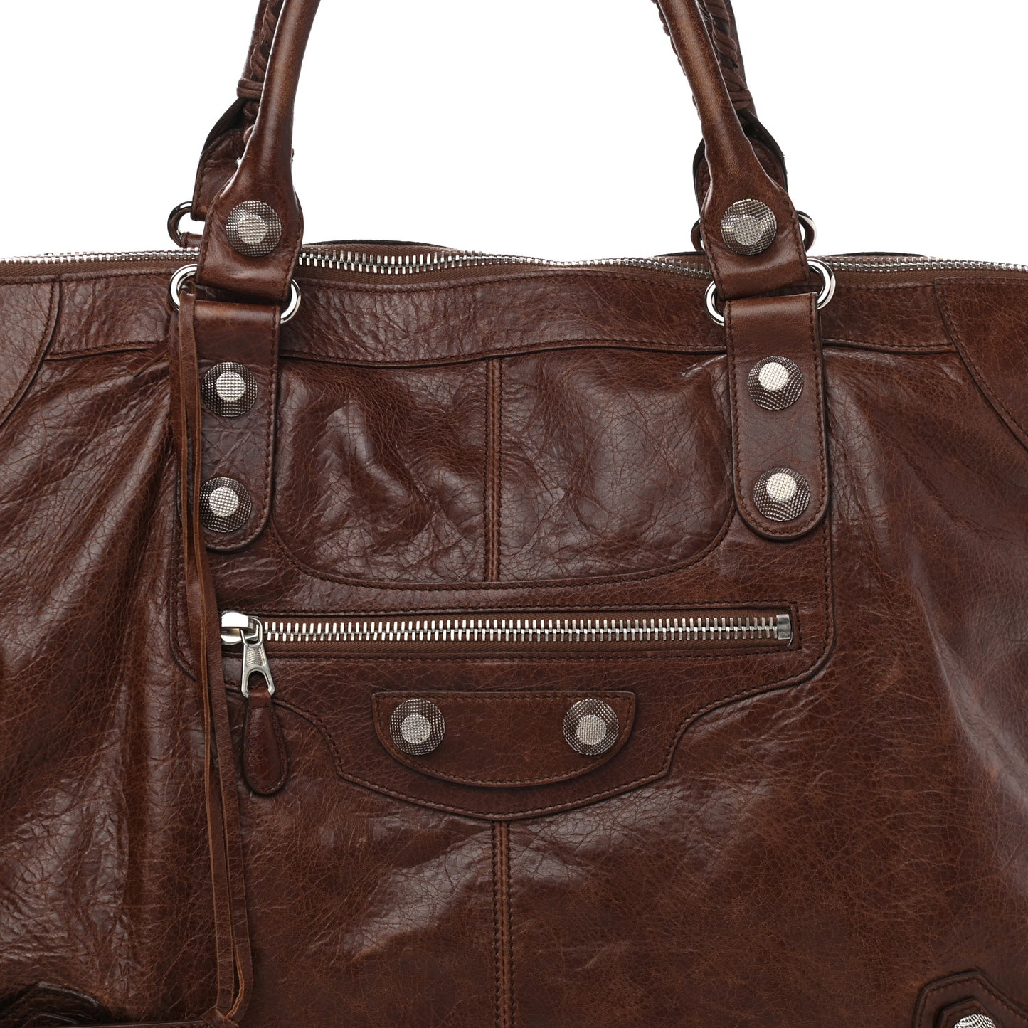 Agneau Giant 21 Silver Hardware Weekender Chataigne