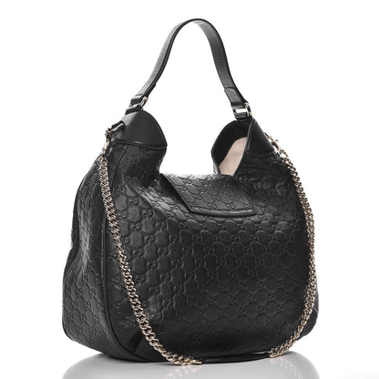 Gucci Guccissima Medium Emily Hobo Black 3 of 8