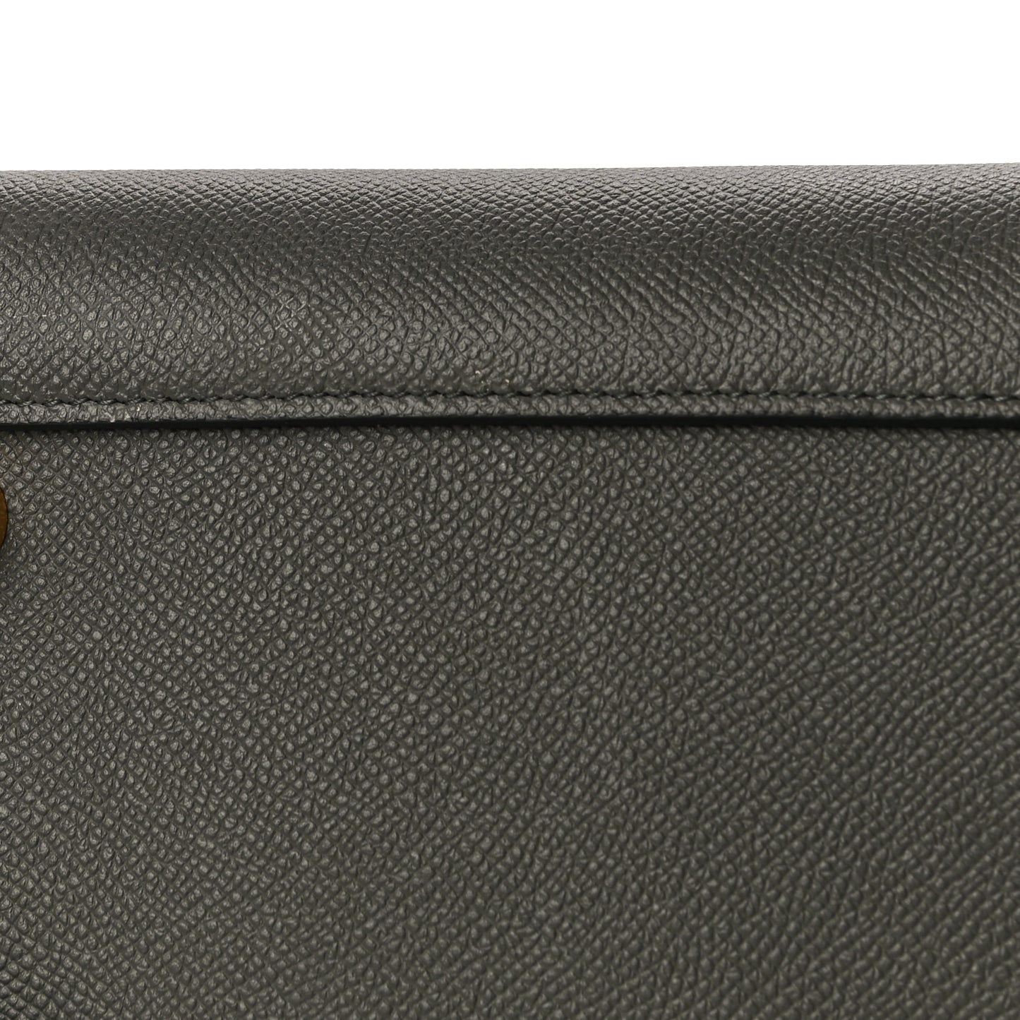 Grained Calfskin Mini Belt Bag Grey
