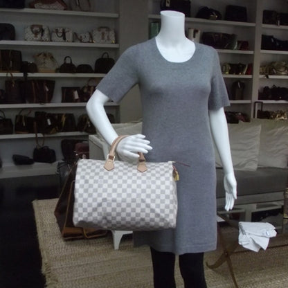 Louis Vuitton Damier Azur Speedy 35 2 of 11