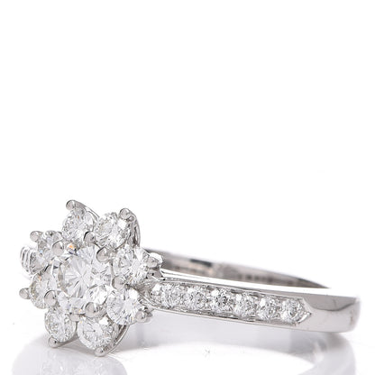 Tiffany Platinum Diamond Flora Ring 48 4.5 3 of 6