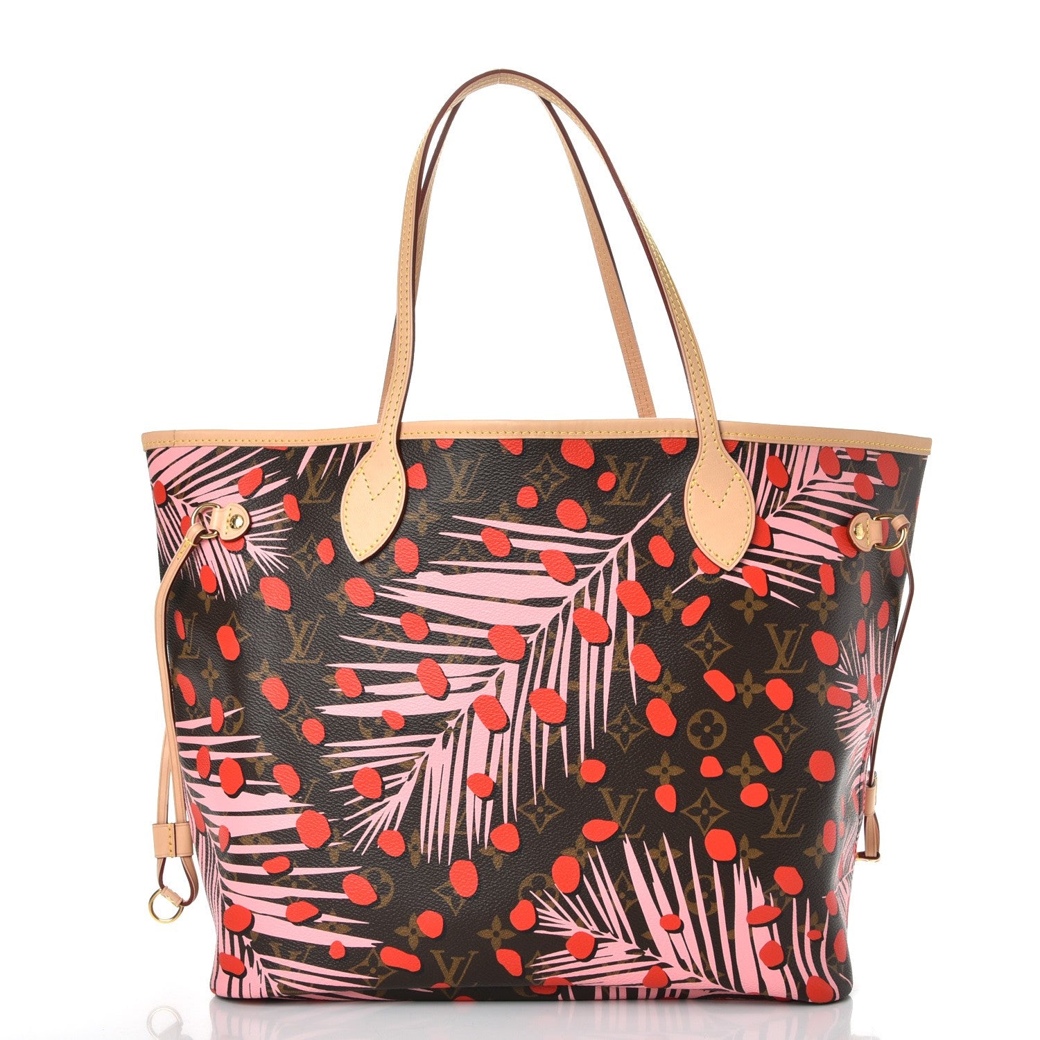 Louis Vuitton Monogram Jungle Dots Neo Neverfull MM Sugar Pink Poppy 5 of 9