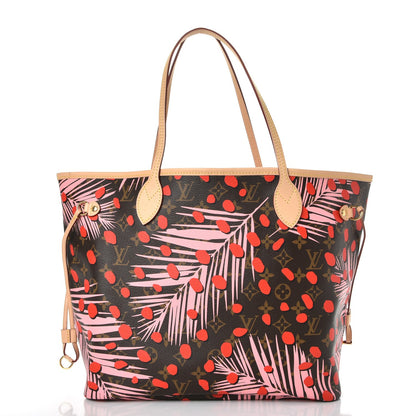 Louis Vuitton Monogram Jungle Dots Neo Neverfull MM Sugar Pink Poppy 5 of 9