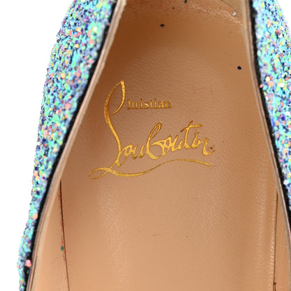 Christian Louboutin Glitter So Kate Dragonfly 120 Pumps 39.5 China Blue 6 of 9