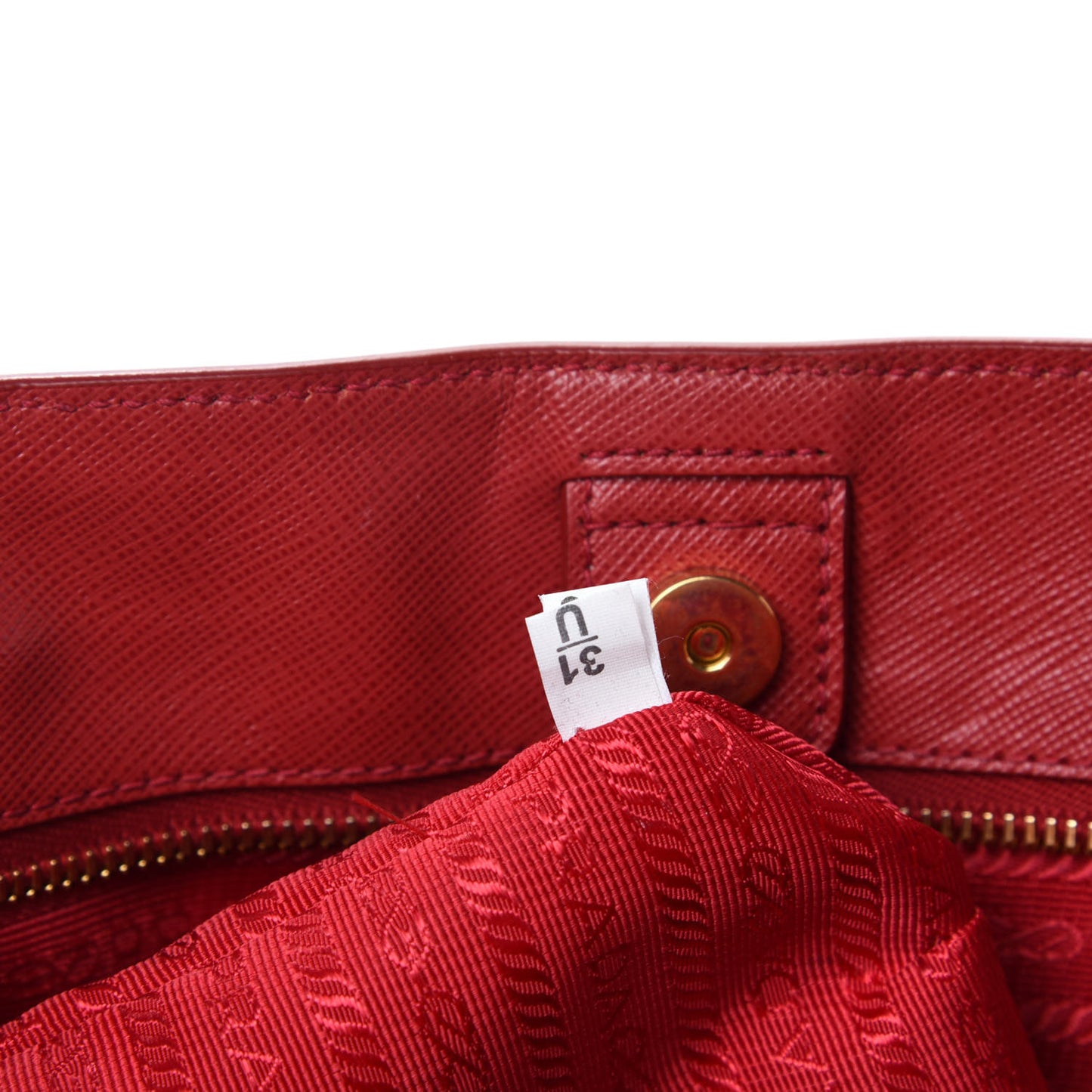 Saffiano Lux Large Tote Fuoco