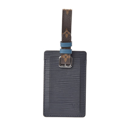 Louis Vuitton Monogram Epi Luggage Tag Navy Brown 1 of 2