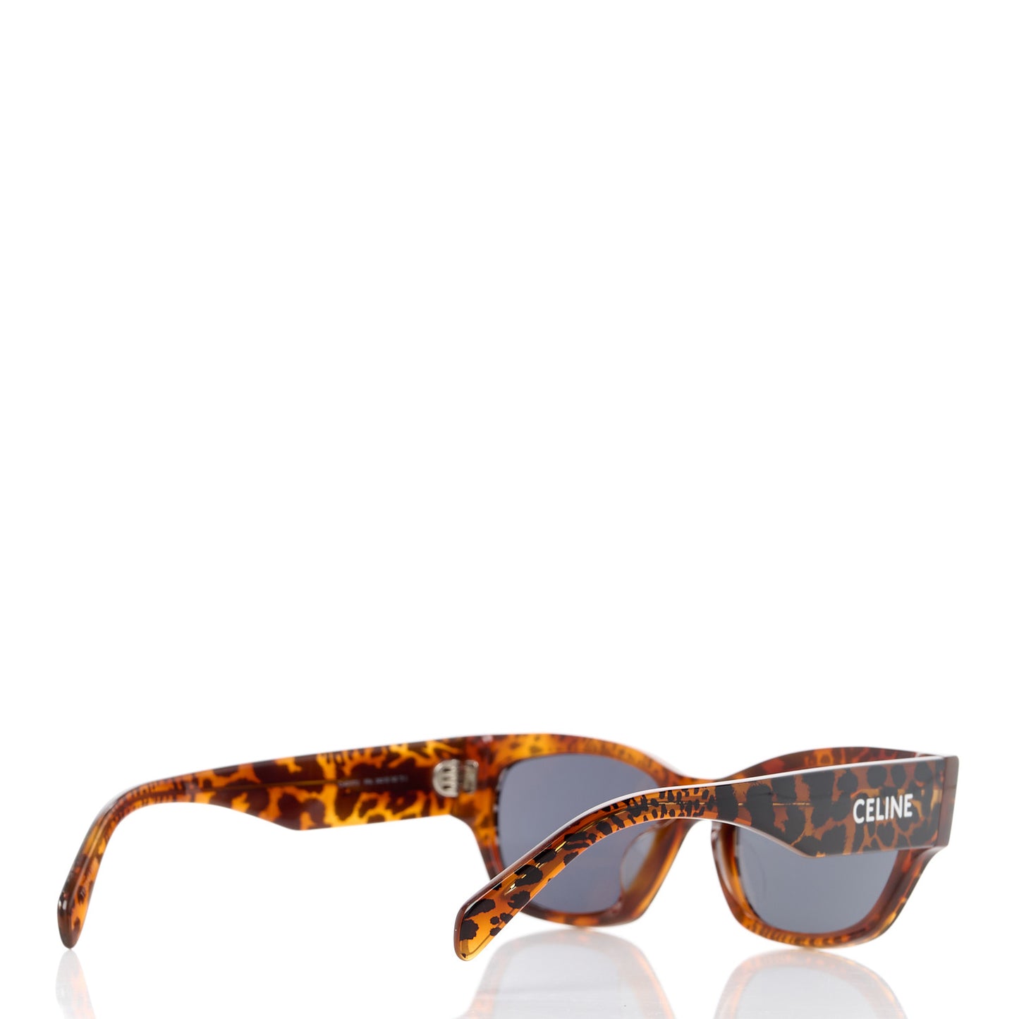 Acetate Square Sunglasses CL40197U Leopard Havana