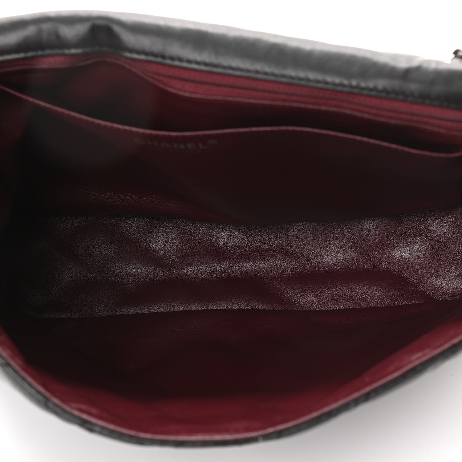 Chanel Washed Lambskin Quilted Maxi Single Flap Black 4 of 9