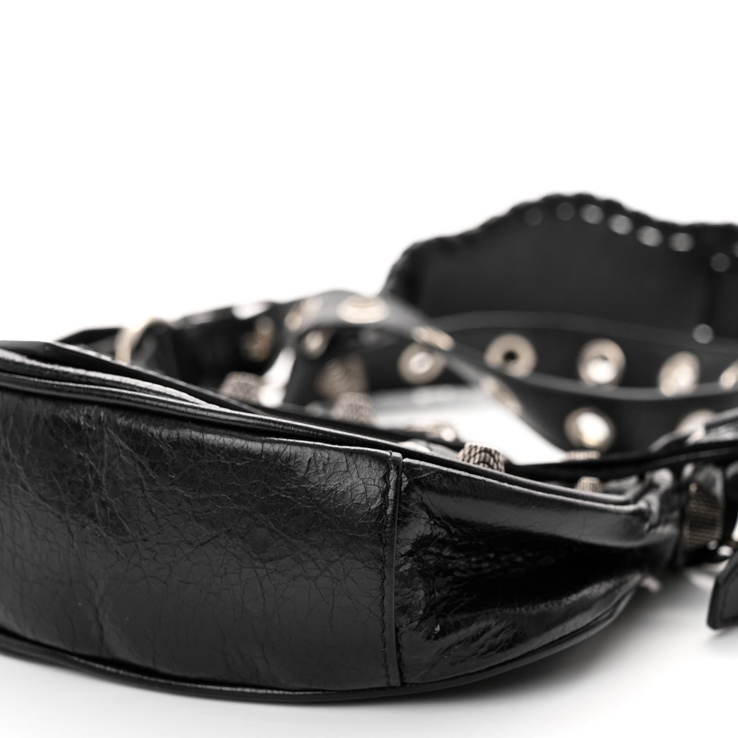 Balenciaga Agneau Arena Le Cagole Shoulder Bag XS Black 10 of 11