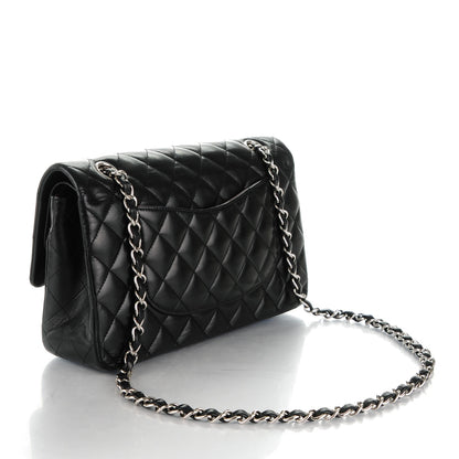 Chanel Lambskin Quilted Medium Double Flap Black 3 of 9