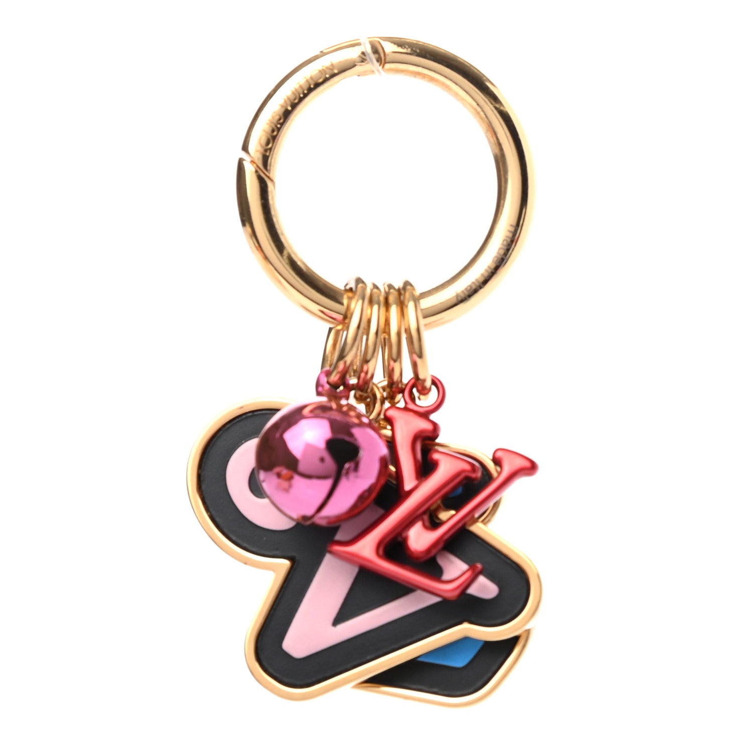 Louis Vuitton Bijou Graphic Letter Bag Charm Key Holder Multicolor 1 of 6