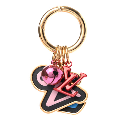 Louis Vuitton Bijou Graphic Letter Bag Charm Key Holder Multicolor 1 of 6