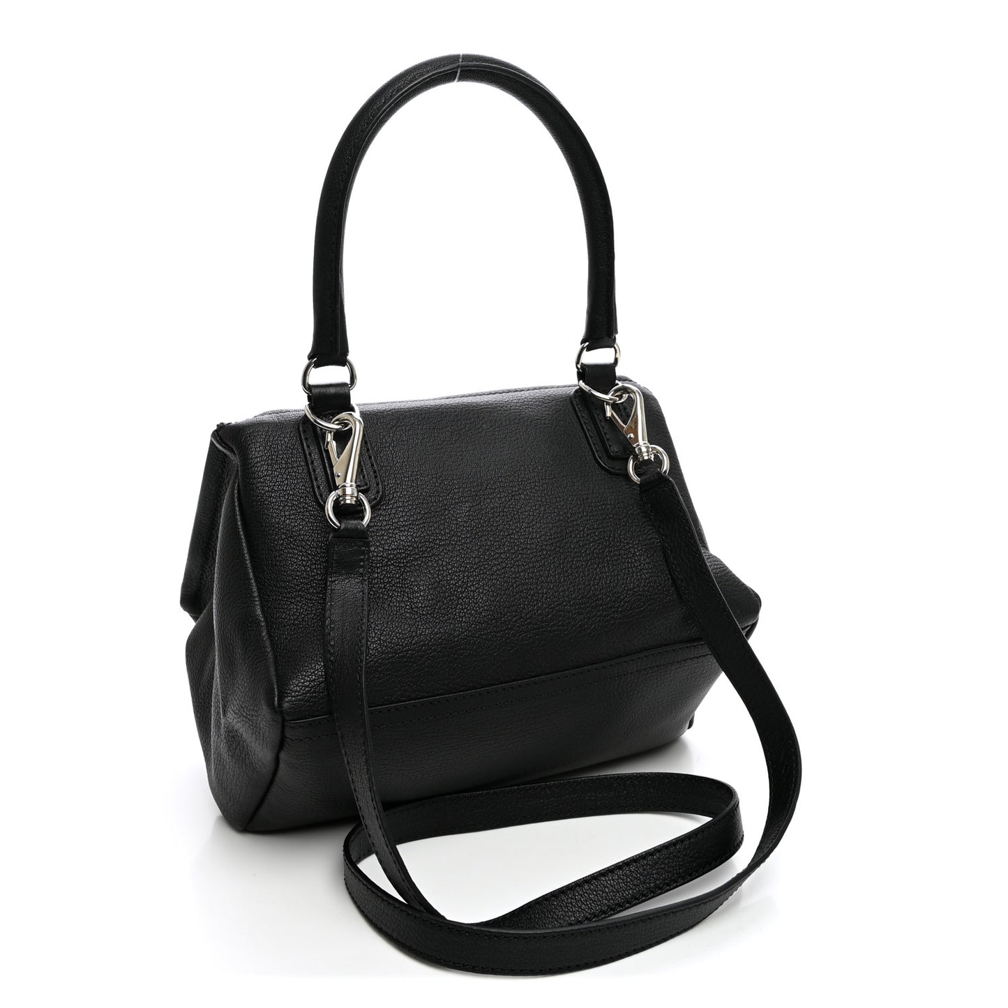 Sugar Goatskin Small Pandora Black