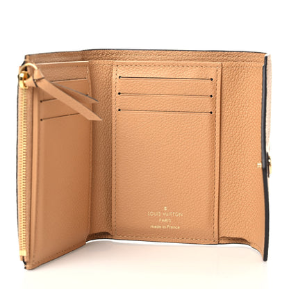 Louis Vuitton Empreinte Monogram Giant Victorine Wallet Arizona Creme 5 of 7