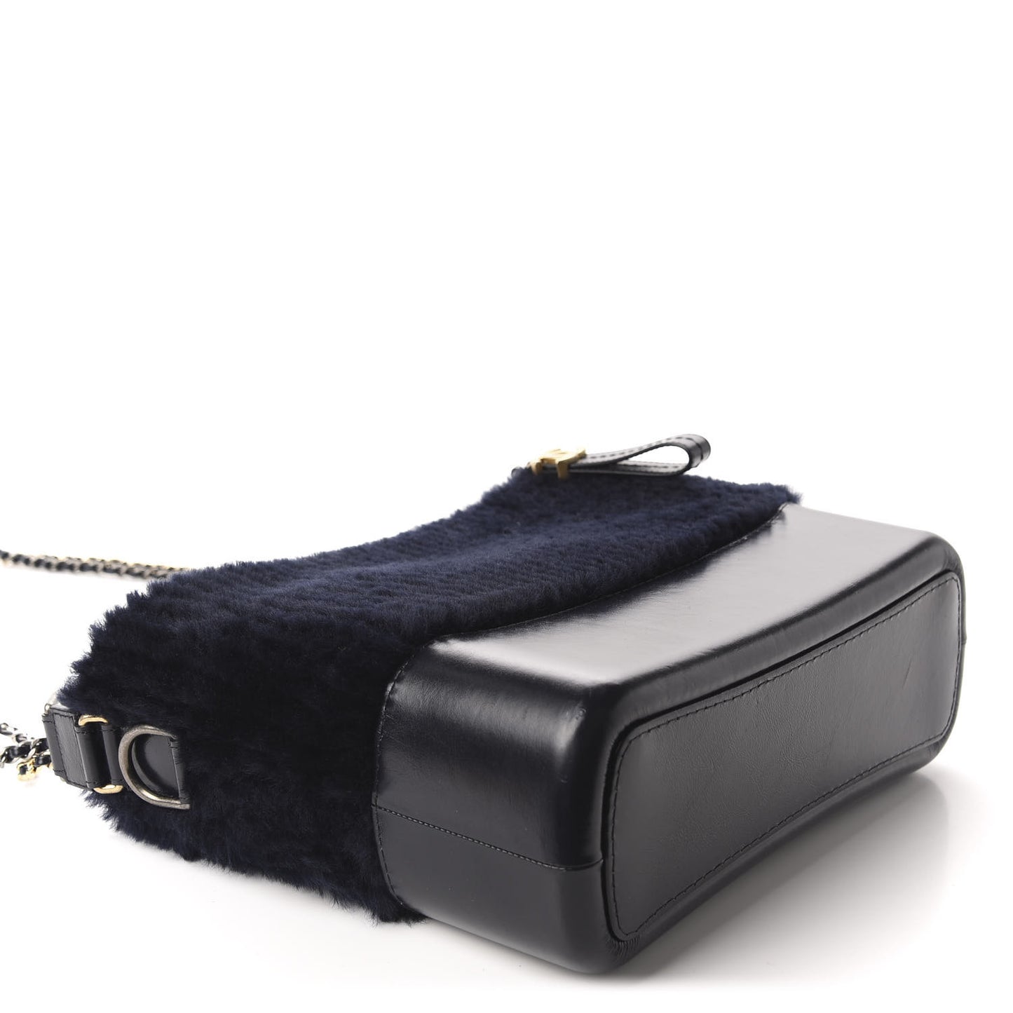 Shearling Medium Gabrielle Hobo Navy