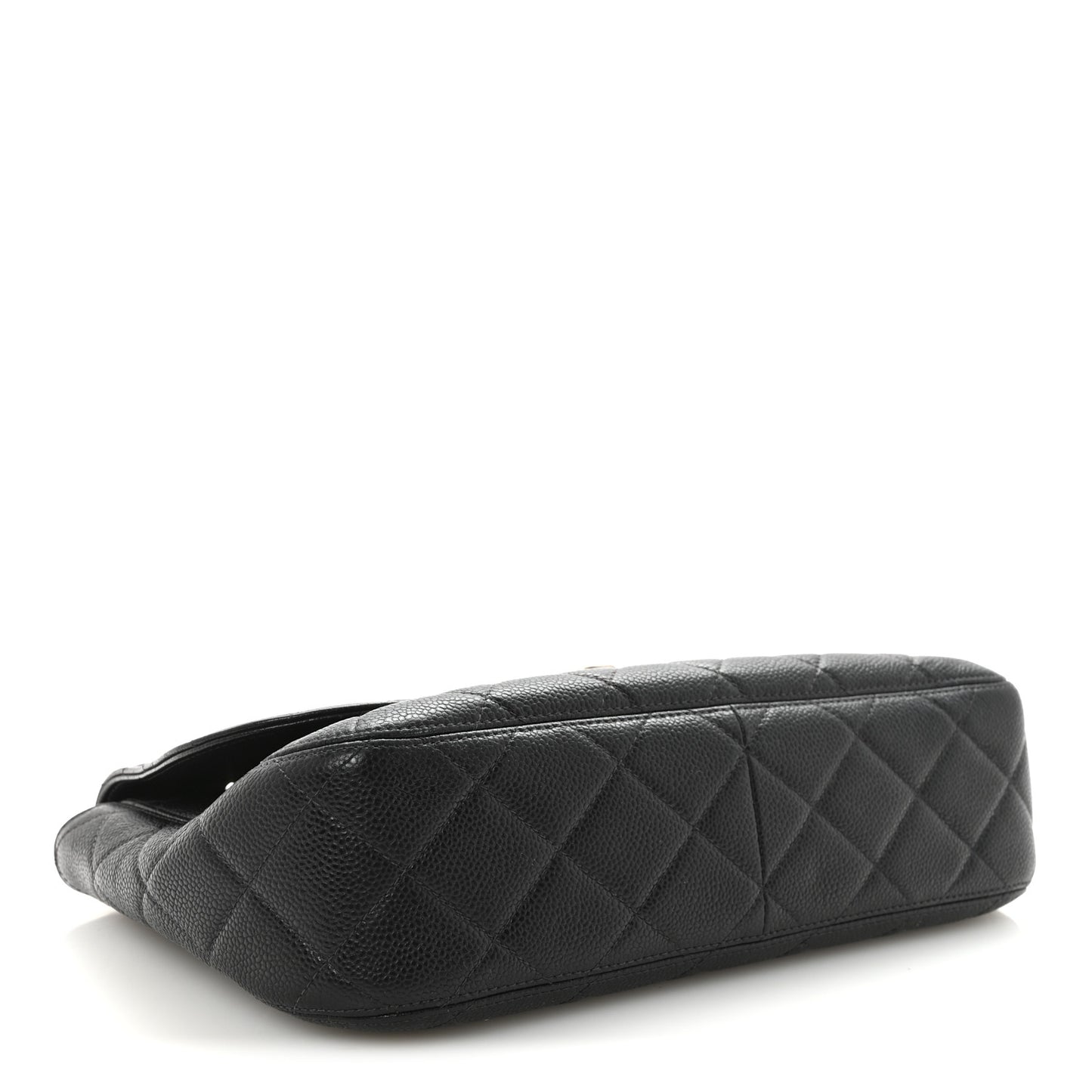 Caviar Quilted Jumbo Single Flap Black