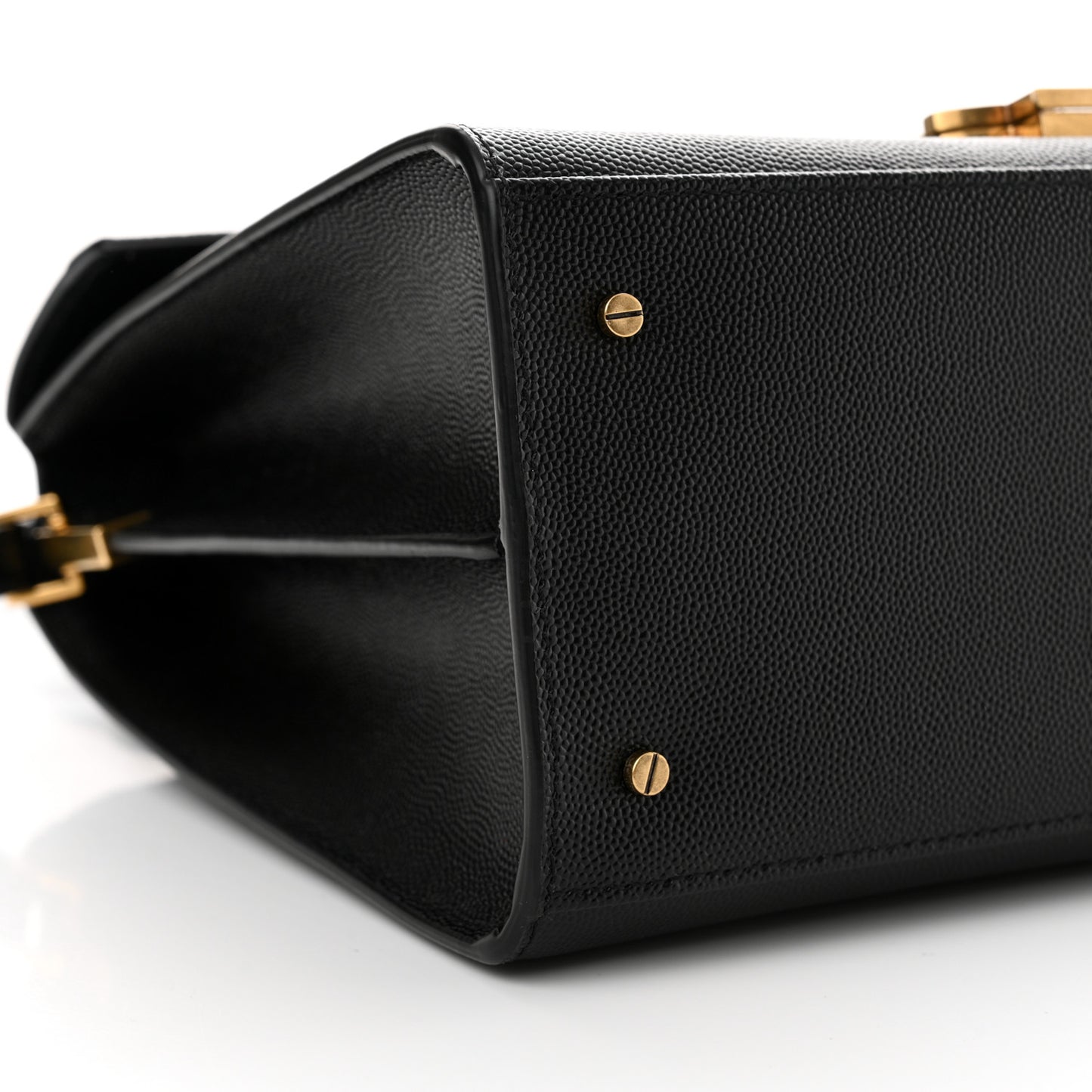Grain de Poudre Medium Classic Monogram Cassandra Top Handle Black
