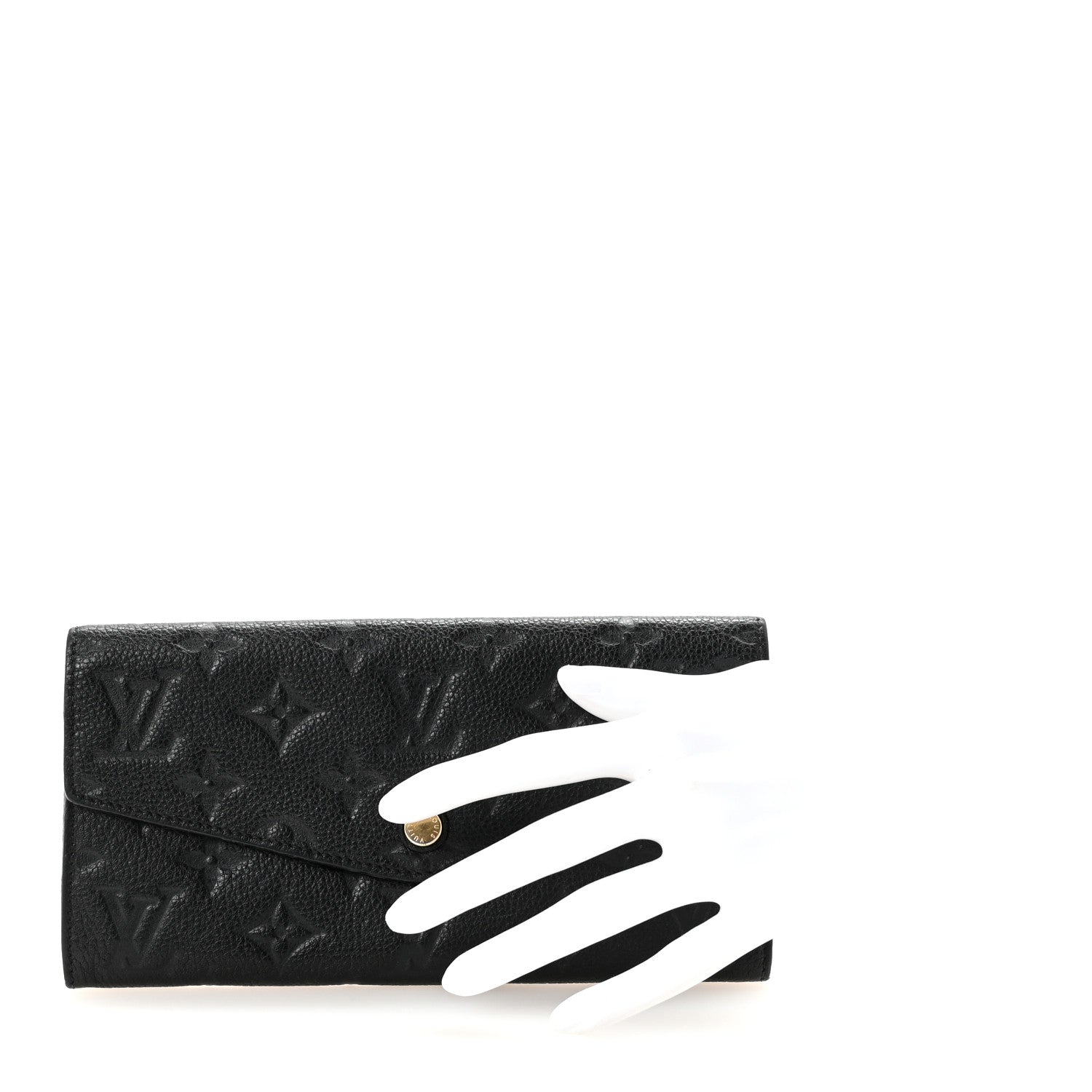 Louis Vuitton Empreinte Curieuse Wallet Black 2 of 6