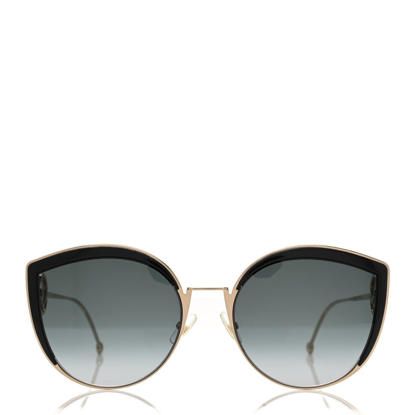 Metal Acetate F is Fendi Cat Eye Sunglasses FF 0290/S Gold