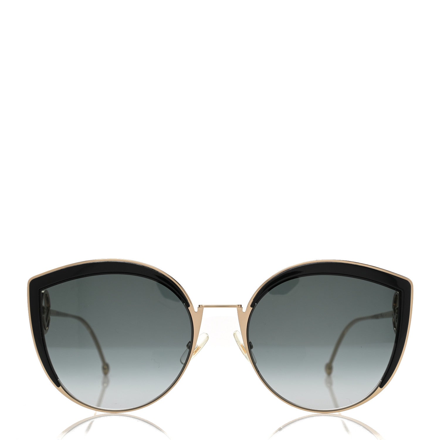 Fendi Metal Acetate F is Fendi Cat Eye Sunglasses FF 0290/S Gold 2 of 6