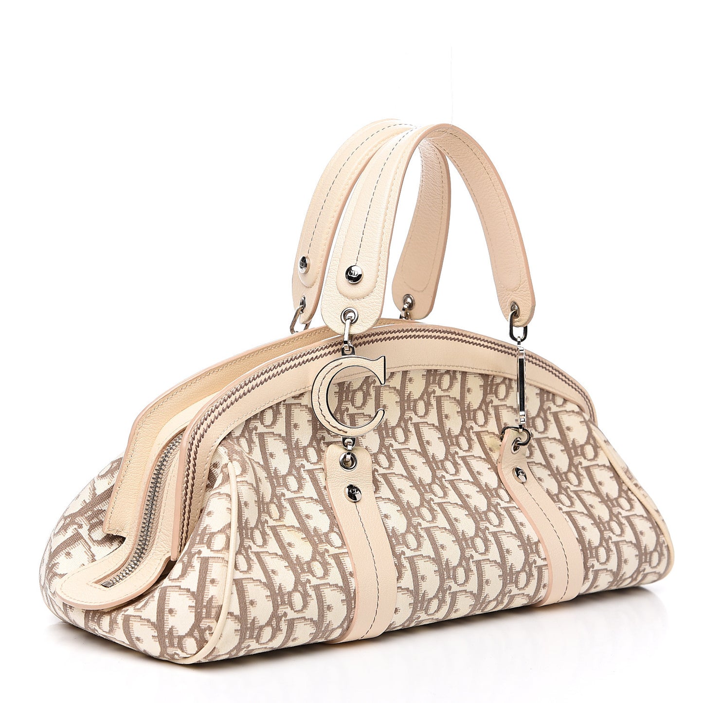 Monogram Vintage Flowers Bowler Beige