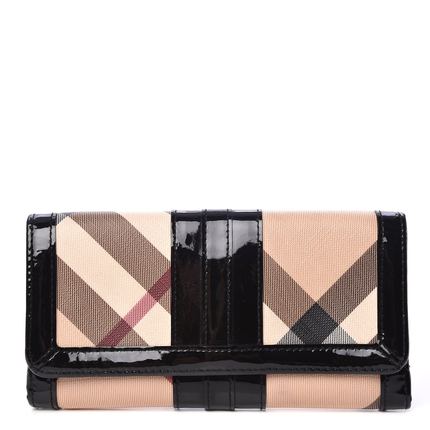 Nova Check Penrose Continental Wallet Black
