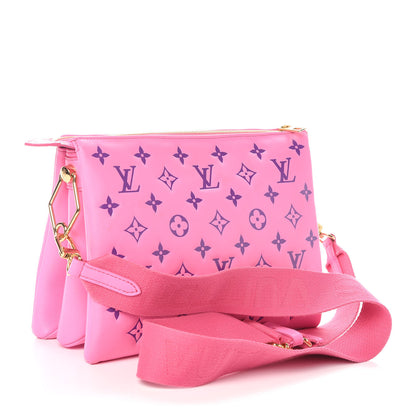 Louis Vuitton Lambskin Embossed Monogram Vuittamins Coussin PM Rose Violet 3 of 8