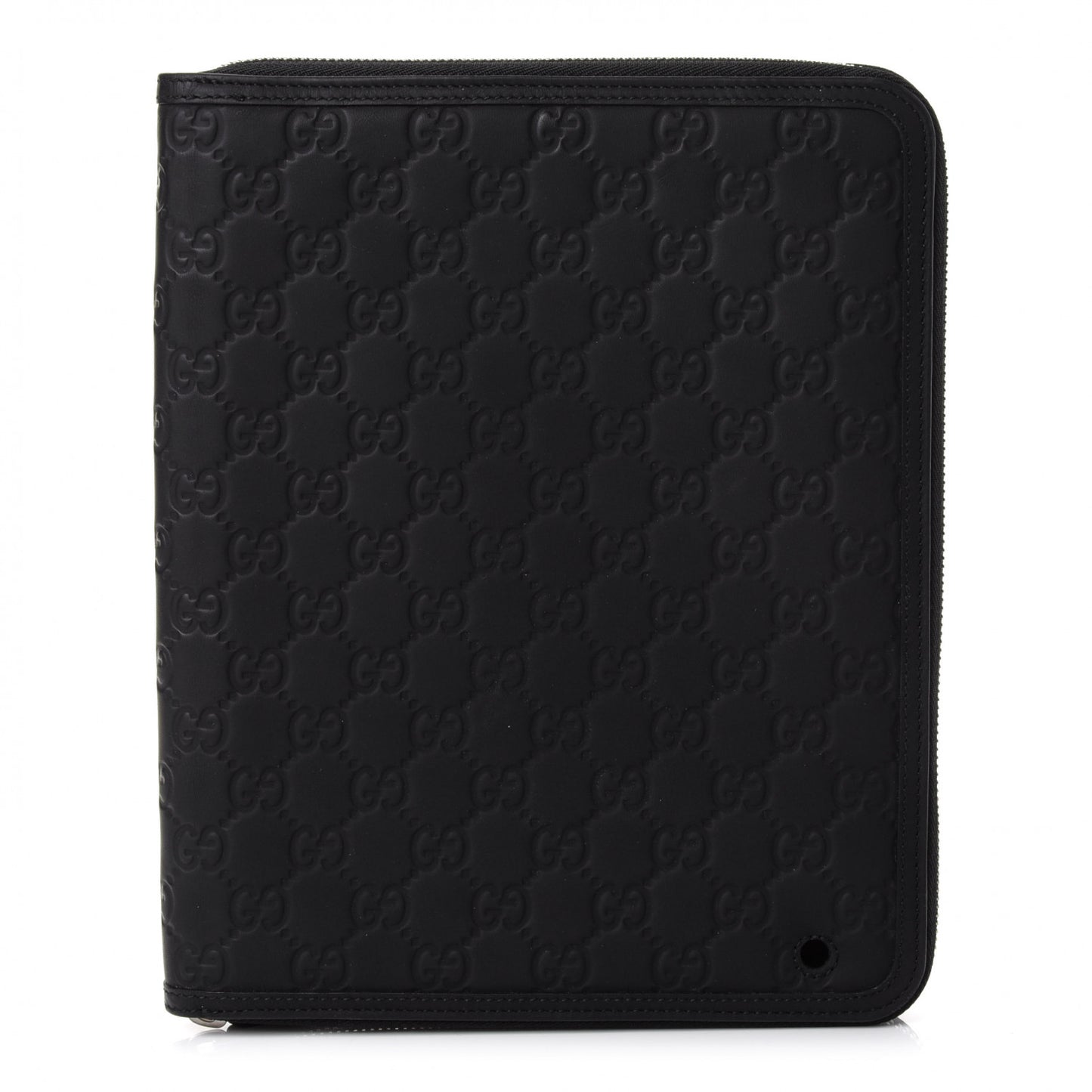 Guccissima Zip Around iPad Case Black