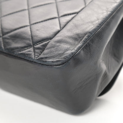 Chanel Lambskin Quilted Medium Single Flap Black 12 of 20