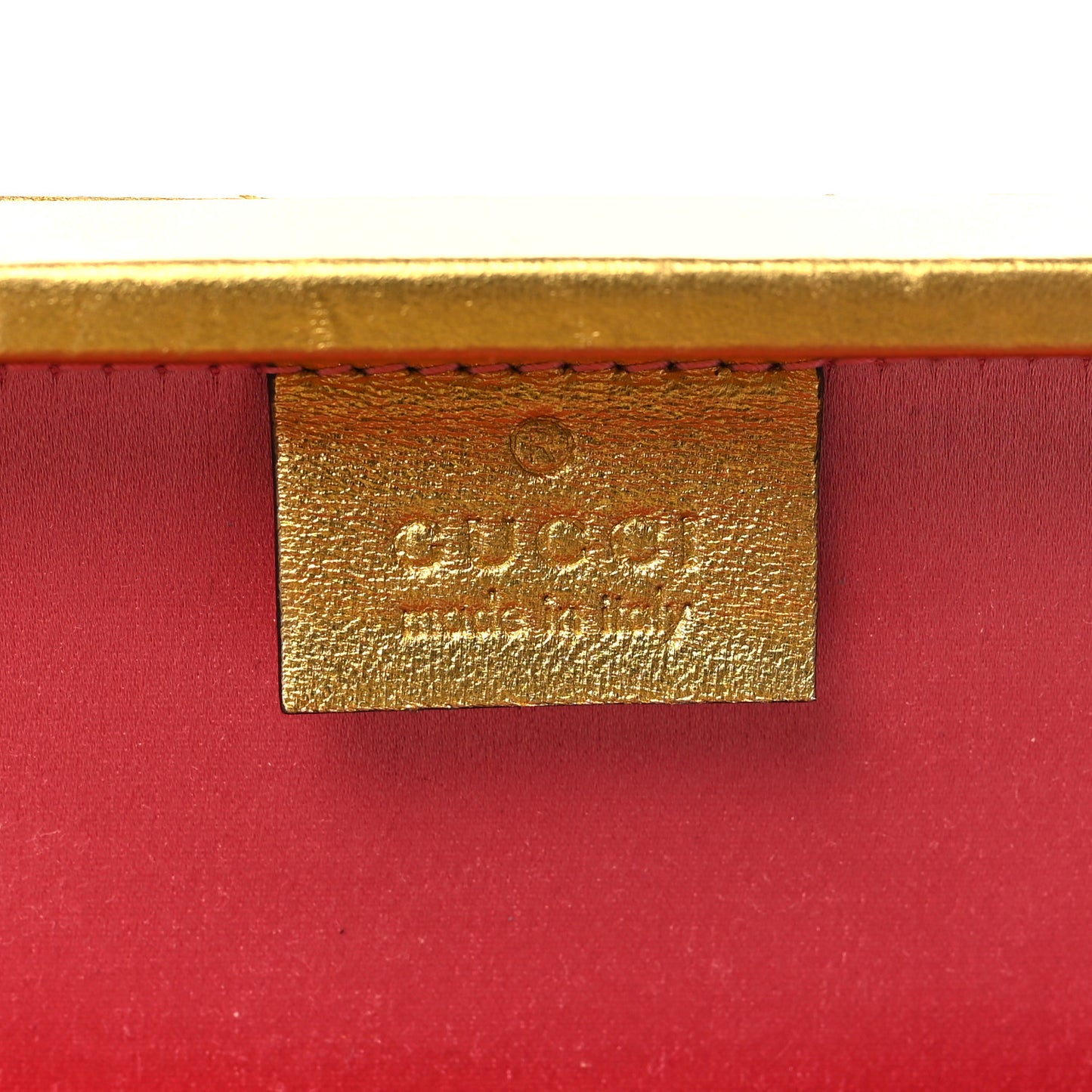 Metallic Nappa Matelasse Broadway Top Handle Bag Gold
