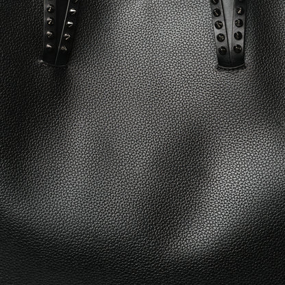 Christian Louboutin Calfskin Spikes East West Cabata Tote Black 9 of 11