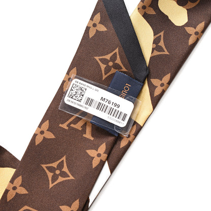 Louis Vuitton X LOL Silk Monogram BB Bandeau Gold Silver 3 of 3
