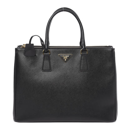 Prada Saffiano Large Galleria Double Zip Tote Black 1 of 15